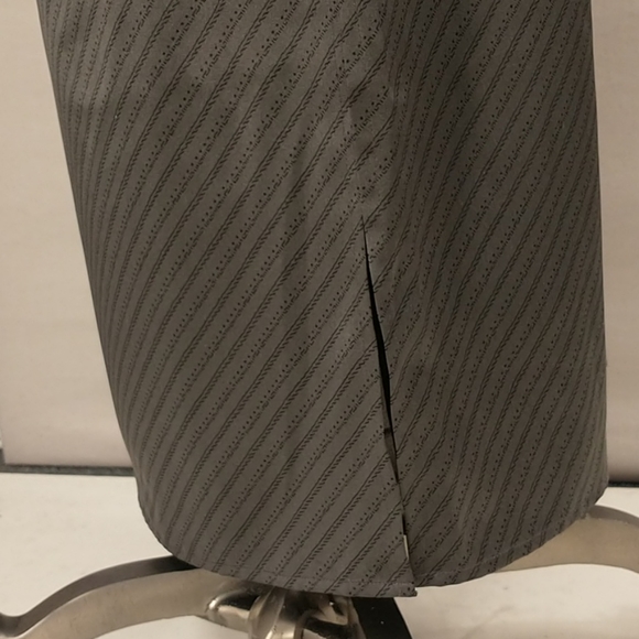 Silk Maxi Skirt Dark Gray Slim Floor Length Classy Excellent Quality & Condition - Picture 6 of 11